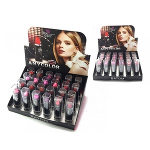 Exhibidor de Cartón Corrugado Personalizado para Cosméticos, Exhibidor de Mostrador para Brillo Labial y Lápiz Labial - Product Image 4