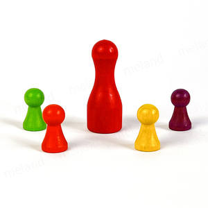 Bộ Trò Chơi Cờ Vua Búp Bê Cờ Bàn Đồ Chơi Cầm Đồ Bằng Gỗ Bộ Đồ Chơi Phụ Kiện Trung Quốc <span class=keywords><strong>Ludo</strong></span> Tự Làm - Product Image 2