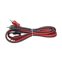 Câble personnalisé RCA mâle vers mâle, coque en aluminium, mâle vers mâle, couleur transparente mate, 17 pieds, accessoires audio pour voiture
