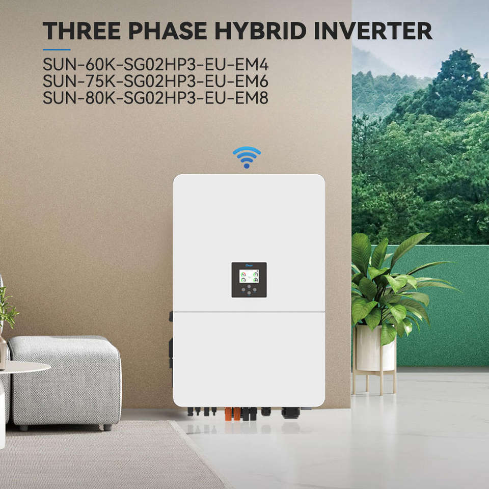 Deye 80KW Hybrid Solar Inverter 75KW 80KW Commercial 3 Phase Inverter ...