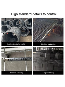 건설 현장 아연 도금 강철 용접 메쉬 두꺼운 균열 방지 냉간 와이어 메쉬 스크린 사용 터치 용접 - Product Image 4