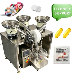 Máquina Empacadora Automática de Alta Precisión para Bolsitas de Píldoras Mixtas, Gránulos de Aceite de Pescado y Bolsas Pequeñas 1. Sistema de Control PLC Fácil de Usar - Product Image 1