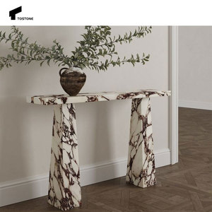 Tostone Hiện Đại Tự Nhiên Calacatta Viola Đá Cẩm Thạch Đá Hình Chữ Nhật Giao Diện Điều Khiển Bảng Cho Trong Nhà Phòng Khách Đồ Nội Thất Khách Sạn Trang Trí - Product Image 3