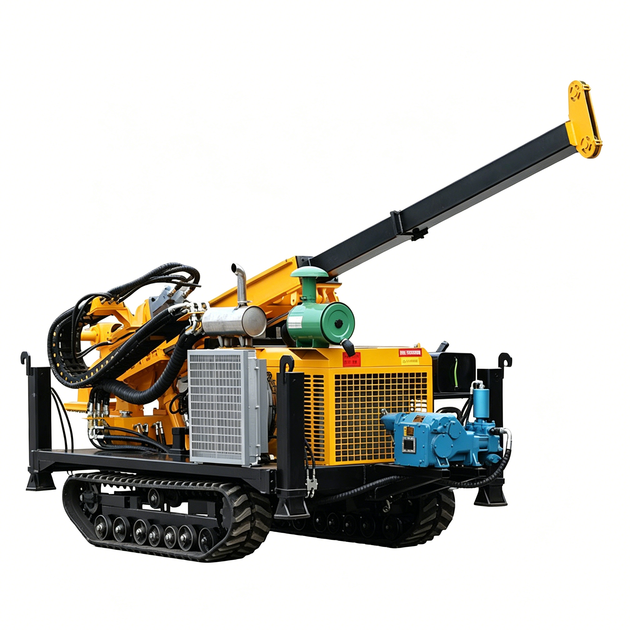 High Strength Full Hydraulic Deep Geological Core Drill Machine for Long Stroke Rock Drilling Construction