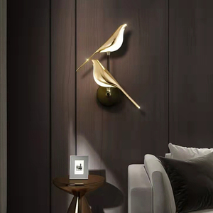 Applique murale de chevet simple et moderne pour chambre à coucher Magpie Bird Design pour salon <span class=keywords><strong>TV</strong></span> Aisle Lamp - Product Image 4