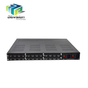 (Q924M16A) Système TV numérique pour hôtel 24-en-1 H.264 vers IP ISDB-T Encodeur Modulateur Vidéo 16 Fréquences RF avec Modules Pluggables - Product Image 3