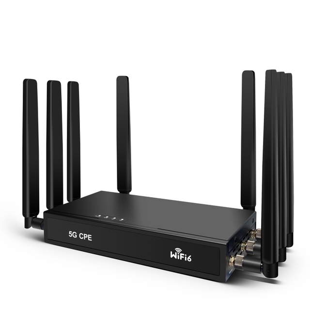 5G CPE Router Cellular Access 802.11ax 1800Mbps 5G WIFI 6 CPE Router with Quectel RM 500U-CN