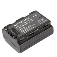 Paket baterai kamera Digital Li-ion 2000mAh NP-FZ100 NPFZ100 untuk ILCE-9 A7RIII A7R3 A9 A7RM3 voltase 7.2V