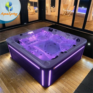 Spa riscaldata all'aperto grande spazio 140 getti di lusso vasca idromassaggio idromassaggio per esterno Balboa jacuzzi vasca idromassaggio per Villa giardino Hote - Product Image 1
