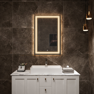 Tiết kiệm không gian căng thẳng cực gắn gương cho phòng tắm nhỏ và RV - Product Image 3