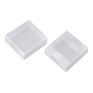 PVC long square outer packaging box, transparent outer packaging box custom made plastic box