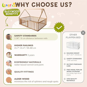 Montessori piano letto per bambini 1-3 bambini Full Size Queen <span class=keywords><strong>King</strong></span> piccoli 7 colori (modello 17) - Product Image 3