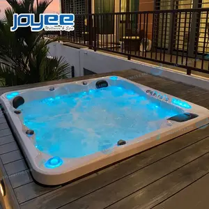 JOYEE 6 남자 중국 제조 럭셔리 jakuzi Freestanding Whirlpool 제트 마사지 뜨거운 욕조 스파 야외 유럽 제트