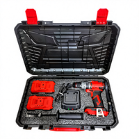 Perceuse électrique sans fil 21V haute puissance à moteur sans balais, mini 10/13mm, batterie Li-Ion 4.0Ah, vitesse variable, usage industriel/bricolage, OEM