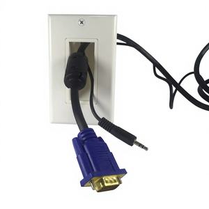 Plaque de passage murale encastrée ZOWIE à faible tension, ouverture supérieure, en plastique, moule exclusif, bonne qualité, expédition depuis Shenzhen - Product Image 1