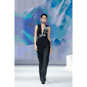 Diseño de lujo Casual Vestidos y monos para mujer Tela de alta calidad Enzo Leo Vietnam Mayorista OEM ODM Soporte - Product Image 2