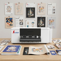 Imprimante jet d'encre DTF XP600 pour cadeaux d'entreprise, machine d'impression d'étiquettes directes sur film de bureau entièrement automatique, nouveau produit de marque