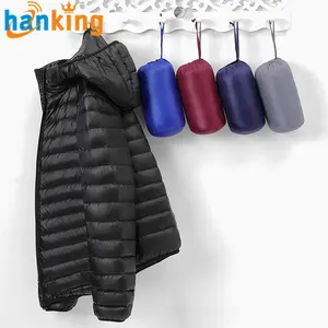 Men's All-Season Ultra Lightweight Packable Down Jacket Water and Wind-Resistant Breathable Coats Big Size Men Hoodies Jackets