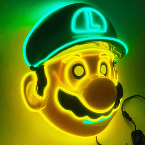 <span class=keywords><strong>Masque</strong></span> <span class=keywords><strong>de</strong></span> fête d'Halloween en plastique LED <span class=keywords><strong>Mario</strong></span> Super <span class=keywords><strong>Mario</strong></span> avec lumières LED pour costume <span class=keywords><strong>de</strong></span> mascarade - Product Image 3