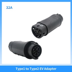 Adaptateurs pour voitures électriques AC Station EV T1 <span class=keywords><strong>T2</strong></span> GB/T Schuko 32A Chargeur EV Adaptateur EVSE pour Type 1 J1772 <span class=keywords><strong>Tesla</strong></span> - Product Image 2