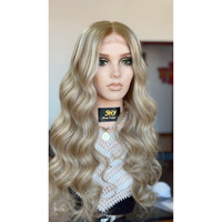 SHY 13x5 HD Lace Front Wig Water Wave 100% Cheveux Humains Pré-Pluckés Noeuds Blanchis Couleur Salon Fournisseur