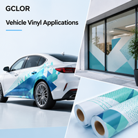 Imprimante jet d'encre éco-solvant grand format GCLOR série JD 1,55 m 1,85 m avec tête d'impression Epson unique pour impression de bannières en vinyle