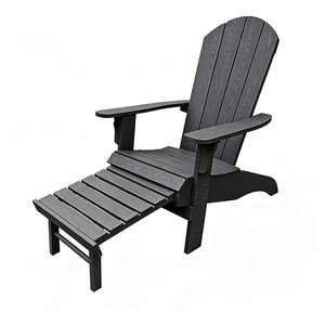 <span class=keywords><strong>Sedie</strong></span> Adirondack da <span class=keywords><strong>Giardino</strong></span> Blu <span class=keywords><strong>in</strong></span> Plastica HIPS con Poggiapiedi Estraibile - Product Image 3