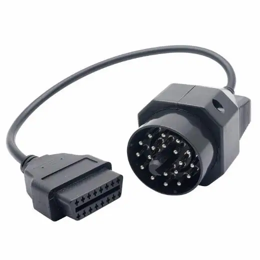 Compatible for BMW OBD 20Pin to 16Pin OBD2 male to female OBD2 Connector cable car diagnostic adapter