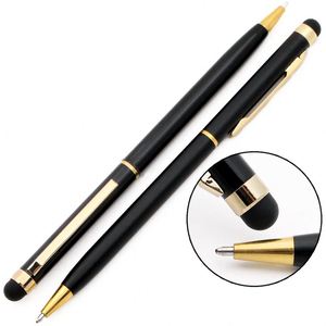 Bolígrafo Metálico 2 en 1 con Punta de Aluminio y Bolígrafo de Bola Delgado, Personalizable con Logotipo para Teléfono Móvil, Venta al Por Mayor al Precio Más Bajo - Product Image 1