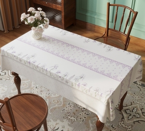 Bền Cổ Điển PVC Hình Chữ Nhật Ăn Vải Đơn Giản Hoa In Thiết Kế Không Thấm Nước Dầu Bằng Chứng Kỹ Thuật Không Dệt Cho Nhà Sử Dụng - Product Image 3