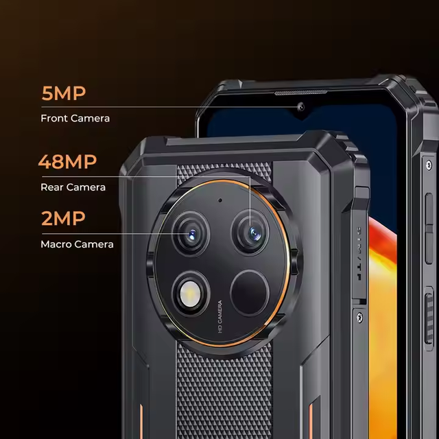 Original G1 6.52 Inch HD 6G+256G Android 14 Mobile Phone 10600 MAh Big Battery IP68 Waterproof Rugged Smartphones