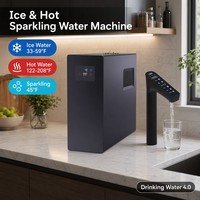 Distributeur d'eau pétillante sous évier, machine à soda chaude et froide avec robinet tactile intelligent