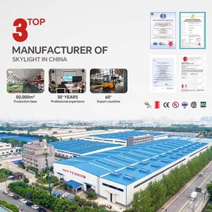 Thiết kế hiện đại khung hợp kim nhôm hàng Đầu Treo 70 độ mở kích thước lớn cửa sổ mái bằng điện cho cầu thang - Product Image 4