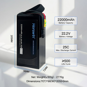 Ini menang 6S 12S 14S 18S 16000MAH 22000MAH Lipo Lithium Ion baterai isi ulang pertanian dan mengangkat baterai Drone - Product Image 6
