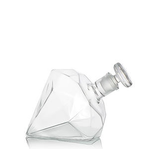 <span class=keywords><strong>Prix</strong></span> usine en stock petit lot logo personnalisé forme spéciale maison créative 750ml carafe en verre borosilicaté avec base en bois - Product Image 4