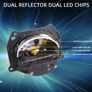 Sanvi Car Light S3 3.0 Inch Bi <b>LED</b> Headlight H4 H7 9005 9006 <b>Projector</b> Lens 6000K 67w Bi <b>Led</b> in Auto Lighting System - Product Image 5