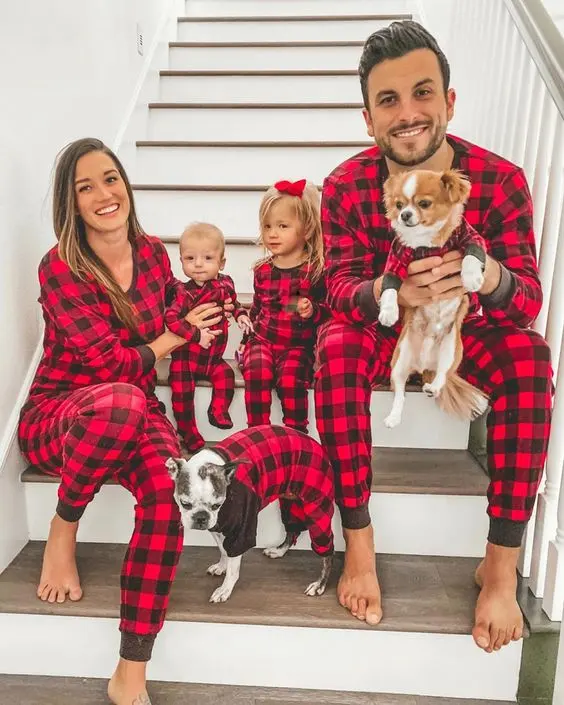 2021 лучшая Рождественская Пижама, одинаковая Пижама для взрослых, одежда для сна для семьи, домашняя одежда, PJ для домашних животных, для детей, мамы, папы