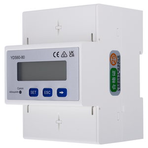 YADA YDS60-80 CE UKCA BRCM Approved LCD <strong>Digital</strong> RS485 Smart <strong>Meter</strong> Electric AC 230V 400V 3 Phase Solar <strong>Panel</strong> <strong>Meter</strong> - Product Image 2