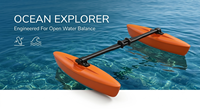 Système de stabilisation pour kayak à prix d'usine, flotteur orange en plastique pour canoë, barre d'équilibrage, extension marine