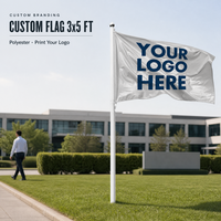 Bannières promotionnelles d'événement de tissu de polyester de vente en gros d'intérieur extérieur double drapeaux faits sur commande simple face 3x5 Polyester
