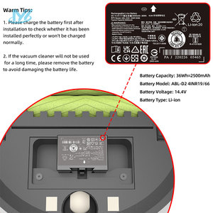 Batterie au lithium originale MYiYAE 2200 mAh pour <span class=keywords><strong>robot</strong></span> aspirateur Irobot I3, compatible avec Irobot Abl-d1/abl-d2/abl-d2a pour Irobot <span class=keywords><strong>I</strong></span>/e/j - Product Image 5
