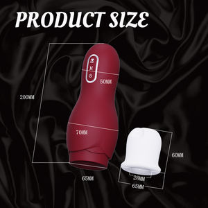 SEXBAY, la Marca Puede Personalizar la Copa de Masturbación Masculina con Vibración, Succión, Estimulación con Lengua, Cepillo de Silicona para Masturbación - Product Image 4