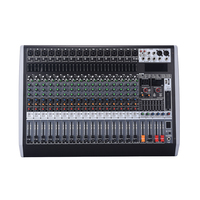 50 mélangeur audio professionnel, mélangeur audio USB, 16 canaux, avec carte son pour les spectacles en direct, la diffusion et les spectacles de rue