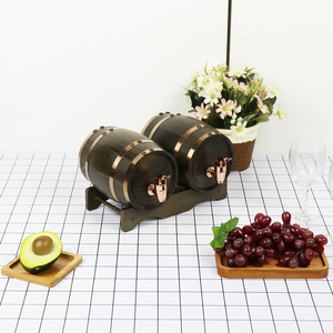 Mini baril de vin <span class=keywords><strong>en</strong></span> <span class=keywords><strong>bois</strong></span> de chêne de taille 1,5 L personnalisé vente <span class=keywords><strong>en</strong></span> gros <span class=keywords><strong>prix</strong></span> d'usine whisky <span class=keywords><strong>en</strong></span> <span class=keywords><strong>bois</strong></span> rhum vins bière baril de bourbon avec support <span class=keywords><strong>en</strong></span> <span class=keywords><strong>bois</strong></span> - Product Image 5