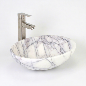Lavabo ovale profond en porcelaine mate moderne à montage sur plan, pour lavage des mains, OEM Malaisie DS-070-45-NY, Salle de bain/Cuisine - Product Image 1