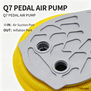 Pompe à air haute pression à double action à pédale pour planches à voile, paddleboards et bateaux de pêche gonflables - Product Image 5