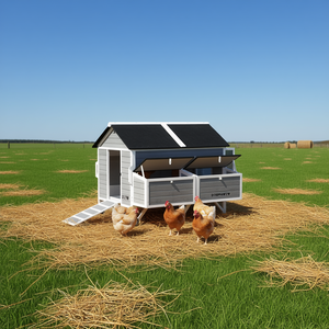 Gallinero de Madera Resistente Modelo D0100HAWZ7W para Aves de Corral - Product Image 2