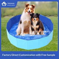 Baignoire pliable de luxe pour chien en PVC et ABS, piscine pour animaux de compagnie pour chiens de petite et moyenne taille, utilisation en salle de bain