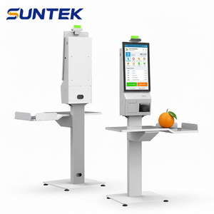 Kiosco de Pago de Autoservicio Interactivo de 21.5 Pulgadas, Kiosco Automático <span class=keywords><strong>con</strong></span> Pantalla Táctil SUNTEK, Máquina de Pedidos Automática <span class=keywords><strong>para</strong></span> Restaurantes - Product Image 3