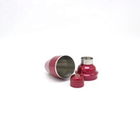 Professionnel 8oz 250ml Mini Rose Rose Rouge Teinté Barman Mixologie Outil Cocktail Martini Mojito Boissons Mélange Cordonnier Shaker